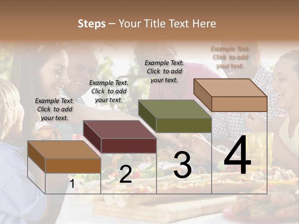 Parent Girl Son PowerPoint Template