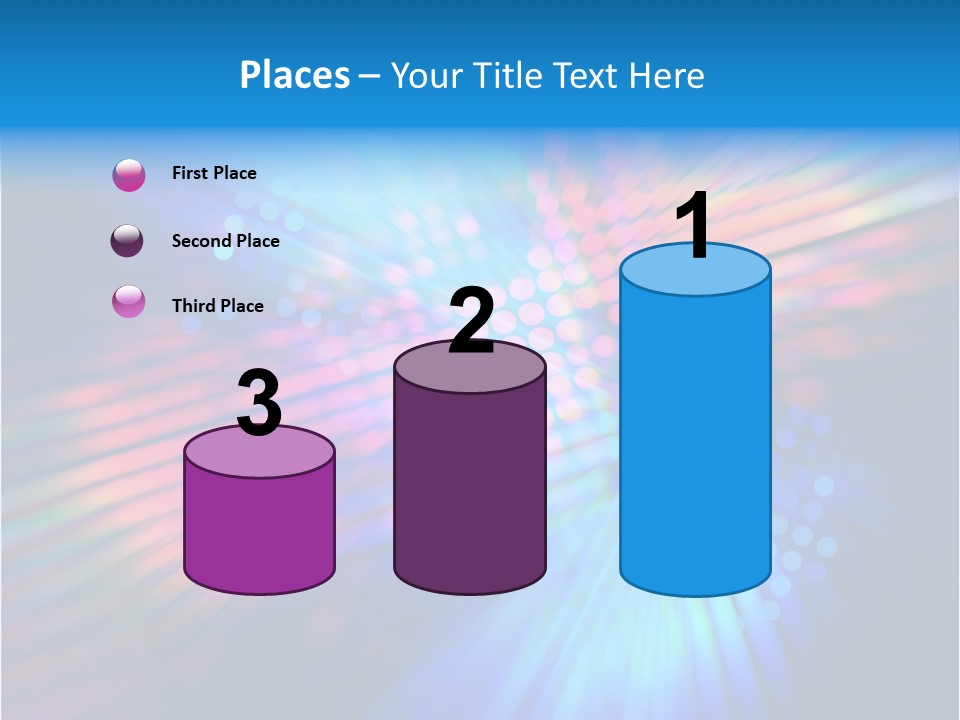 Broadband Red Light Abstract PowerPoint Template