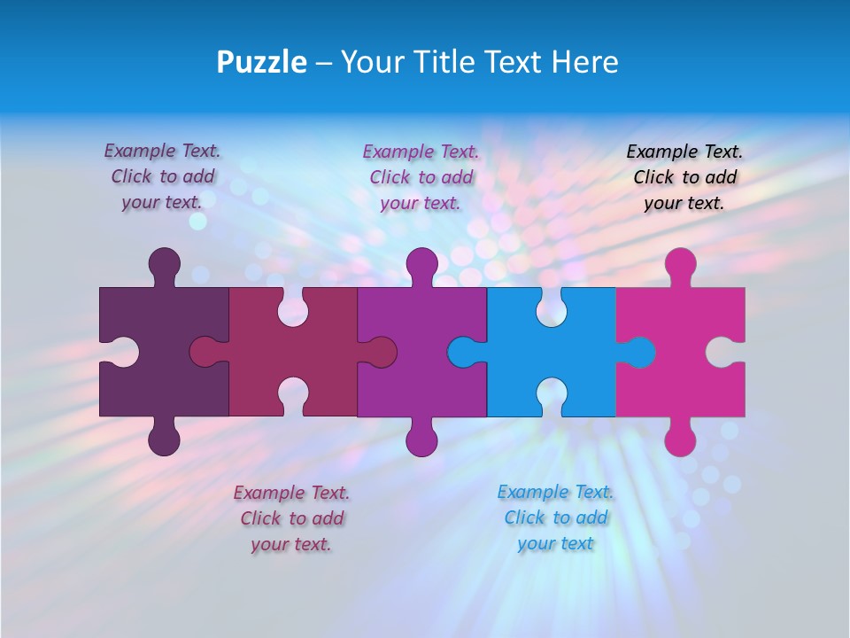 Broadband Red Light Abstract PowerPoint Template