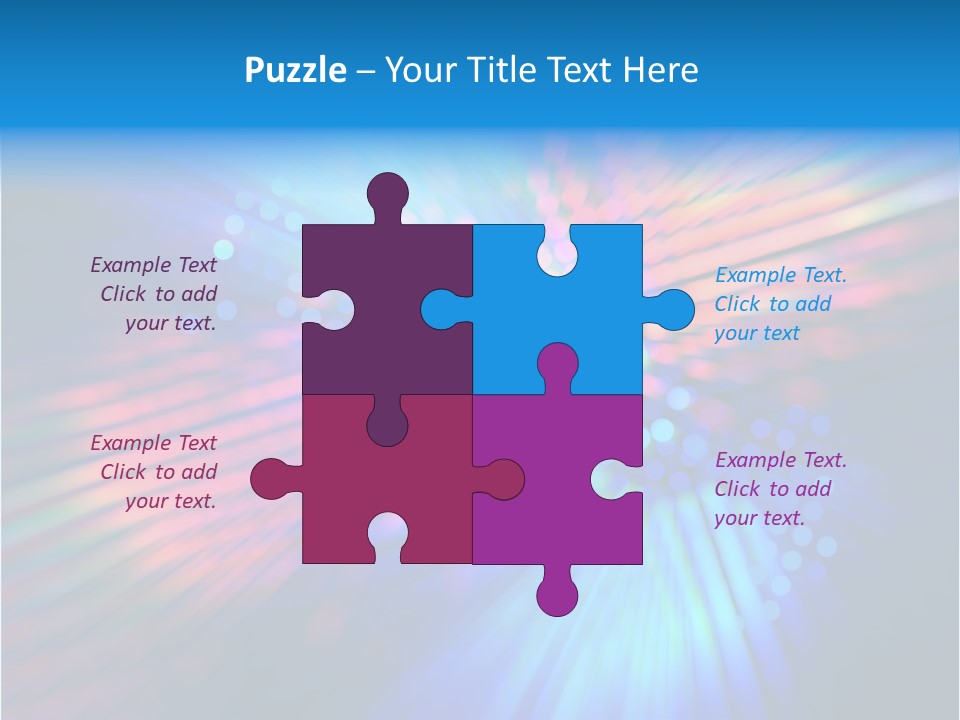 Broadband Red Light Abstract PowerPoint Template