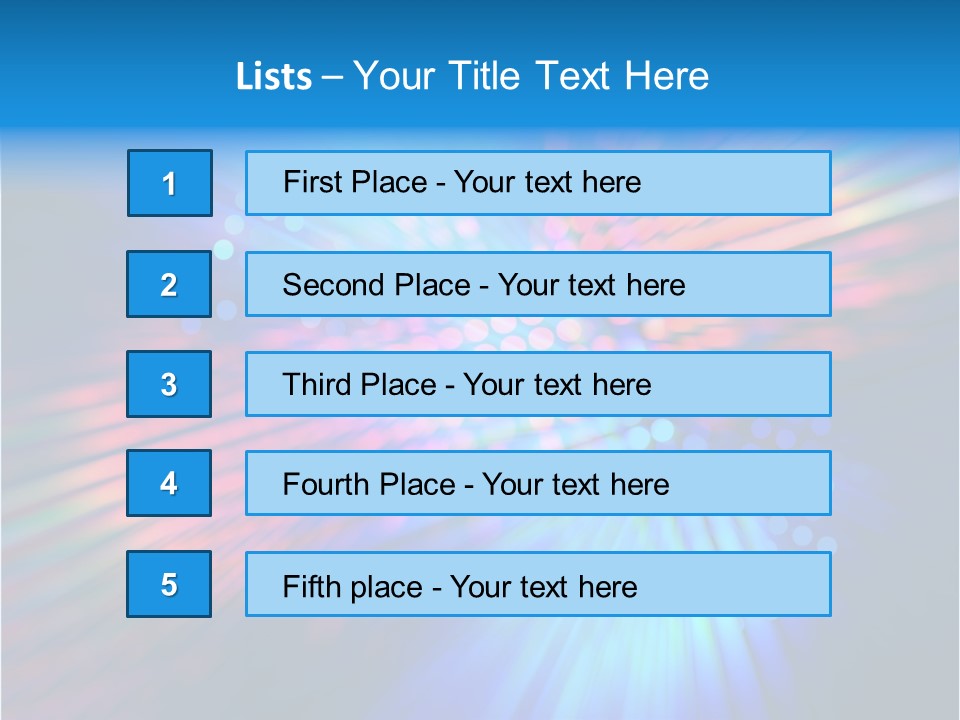 Broadband Red Light Abstract PowerPoint Template