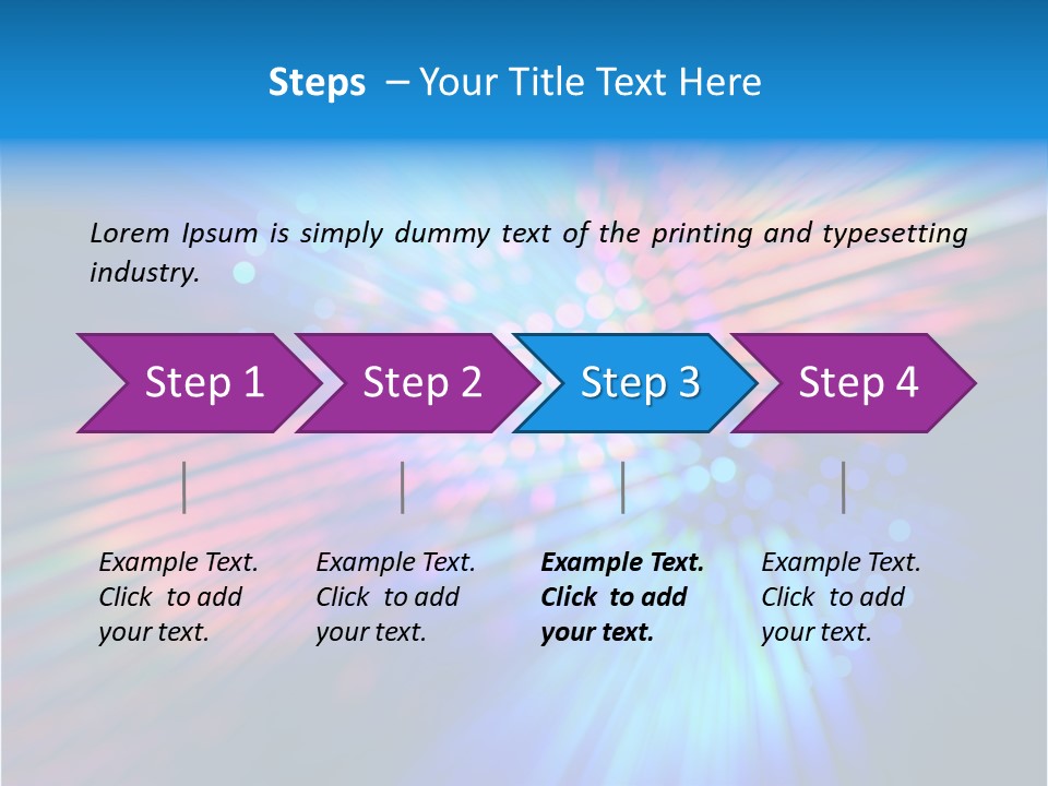 Broadband Red Light Abstract PowerPoint Template