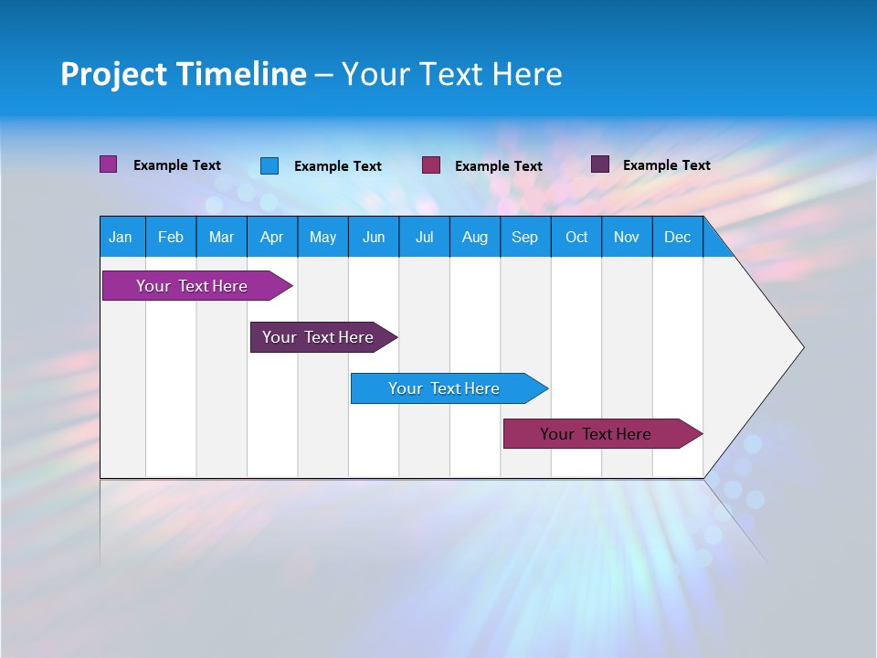 Broadband Red Light Abstract PowerPoint Template