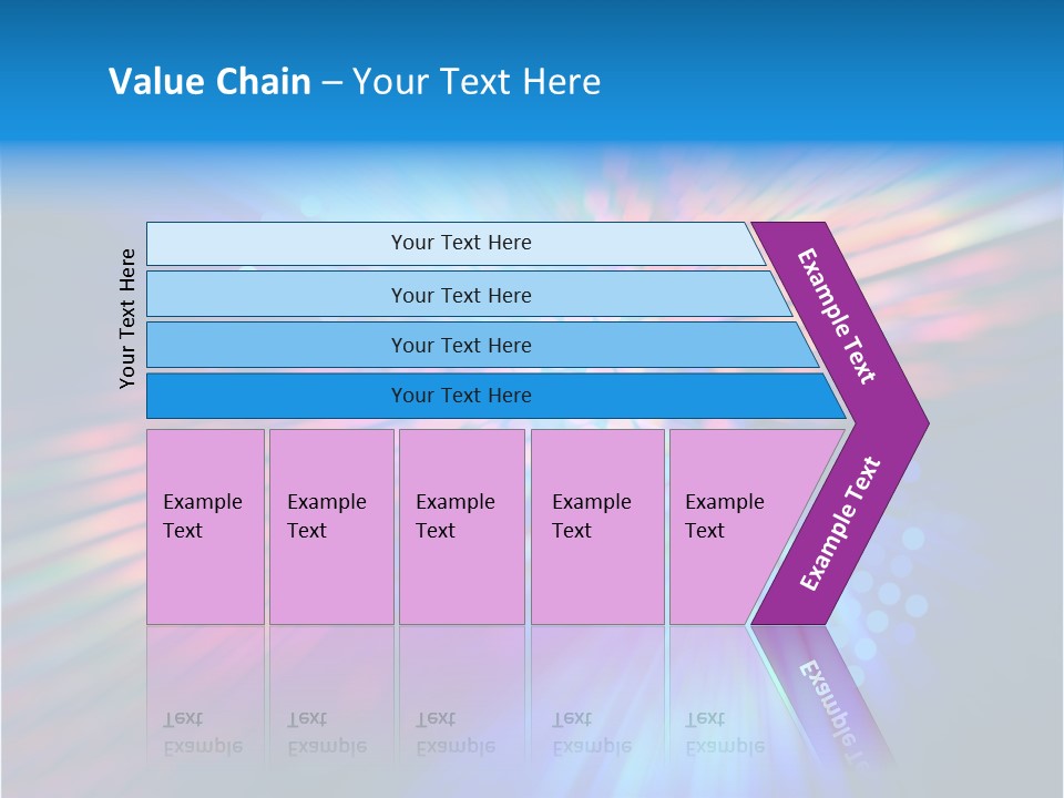 Broadband Red Light Abstract PowerPoint Template