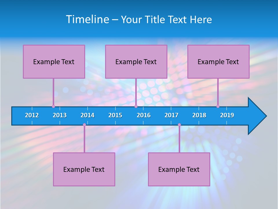 Broadband Red Light Abstract PowerPoint Template