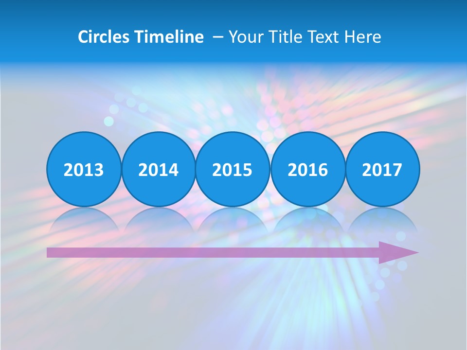 Broadband Red Light Abstract PowerPoint Template