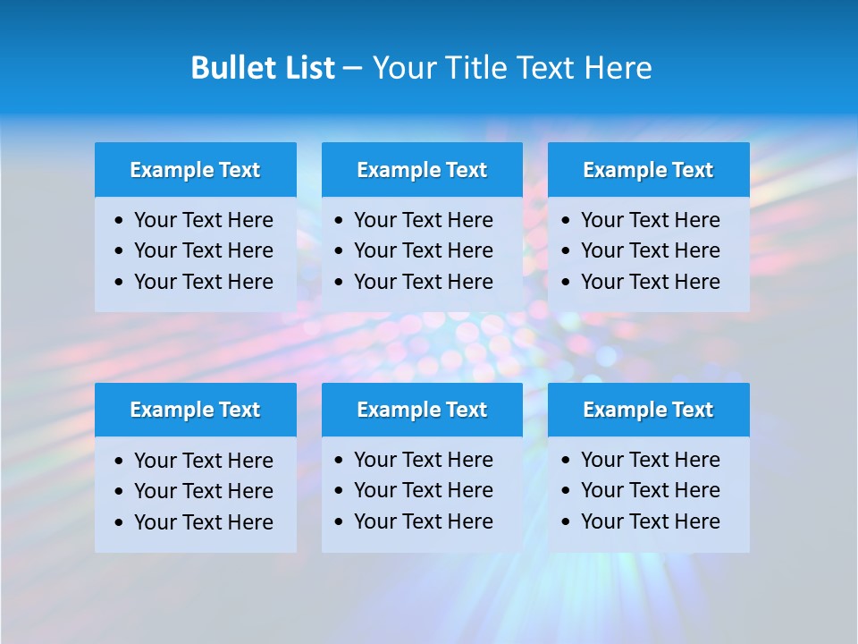 Broadband Red Light Abstract PowerPoint Template