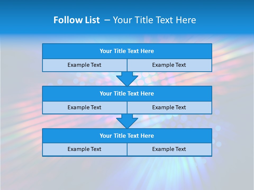Broadband Red Light Abstract PowerPoint Template