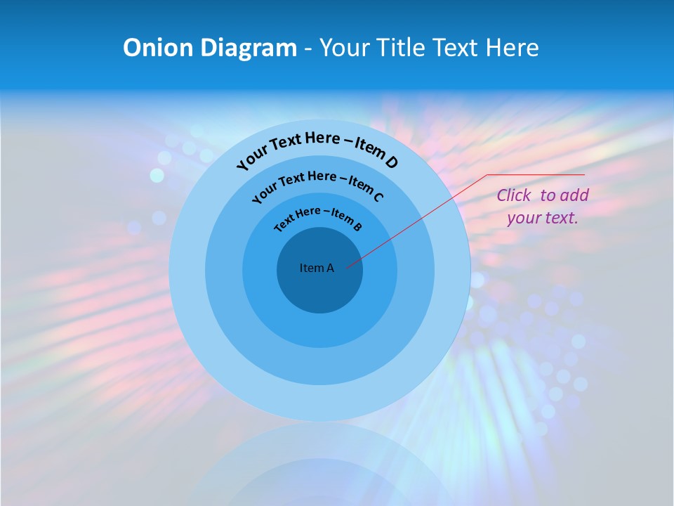Broadband Red Light Abstract PowerPoint Template