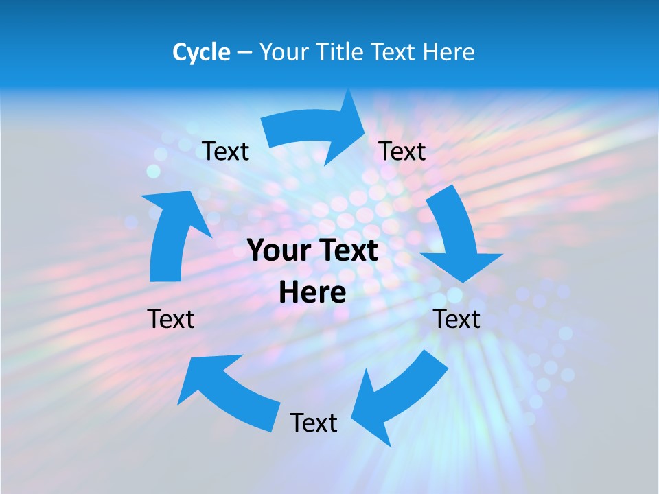 Broadband Red Light Abstract PowerPoint Template