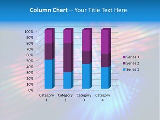 Broadband Red Light Abstract PowerPoint Template