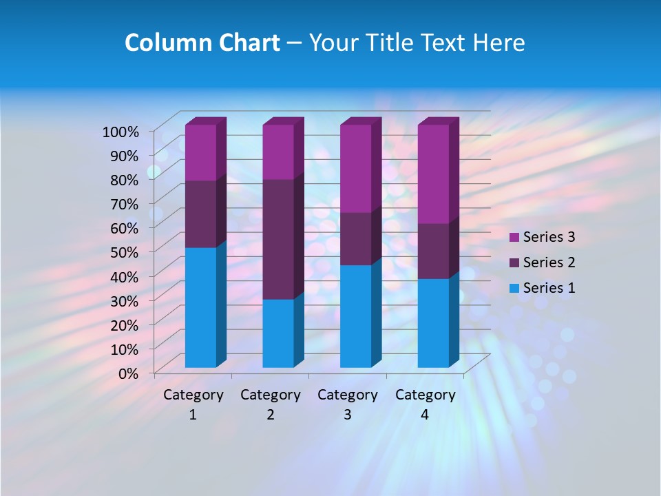 Broadband Red Light Abstract PowerPoint Template
