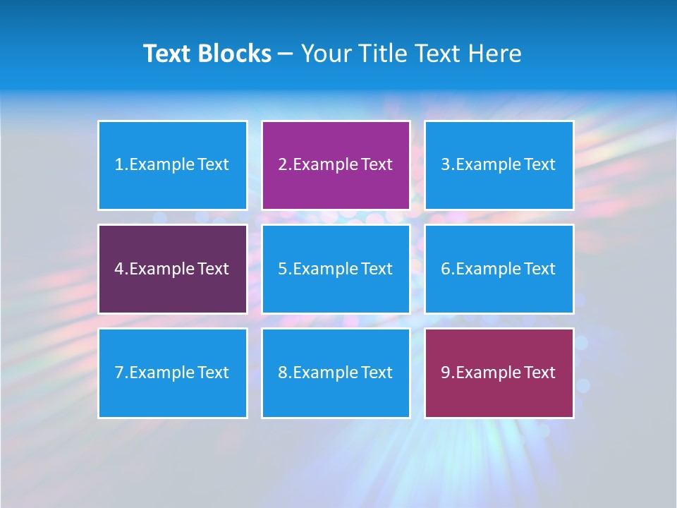 Broadband Red Light Abstract PowerPoint Template