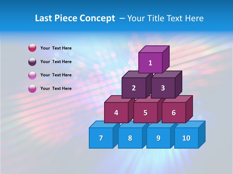 Broadband Red Light Abstract PowerPoint Template