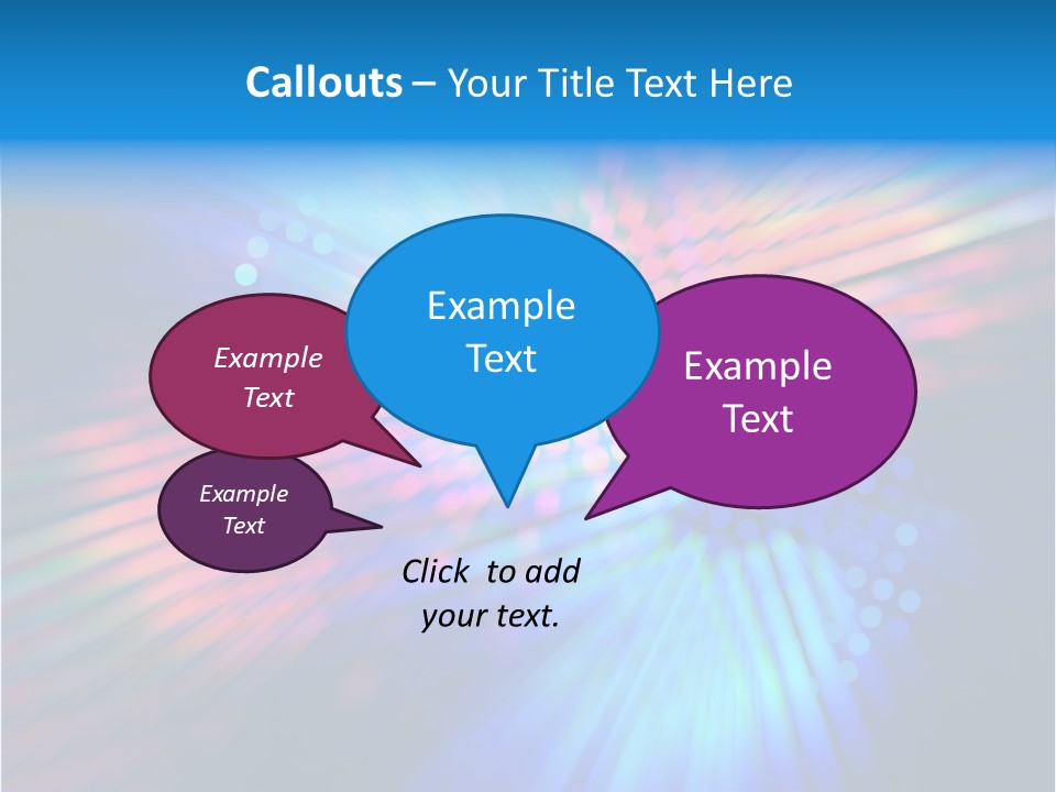 Broadband Red Light Abstract PowerPoint Template