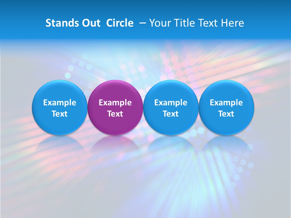 Broadband Red Light Abstract PowerPoint Template