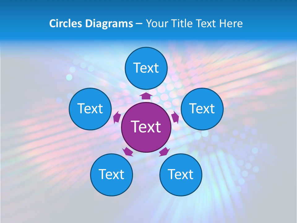 Broadband Red Light Abstract PowerPoint Template