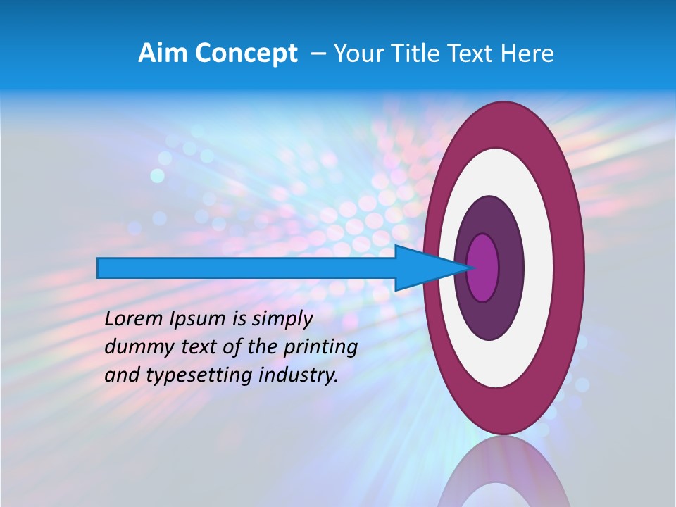 Broadband Red Light Abstract PowerPoint Template