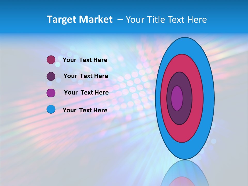 Broadband Red Light Abstract PowerPoint Template