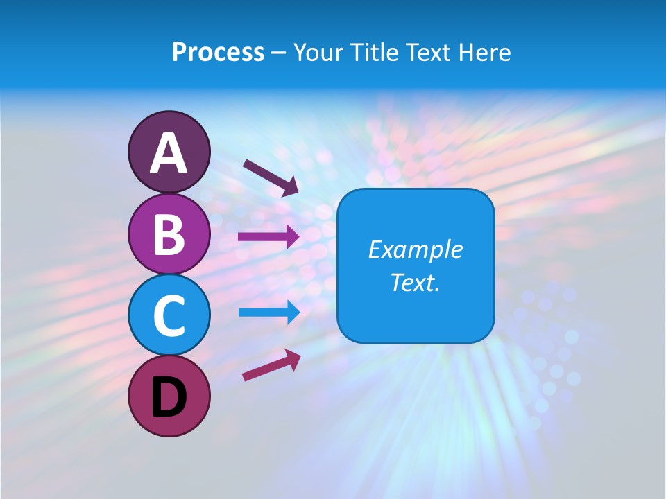 Broadband Red Light Abstract PowerPoint Template