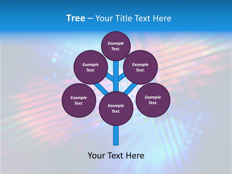 Broadband Red Light Abstract PowerPoint Template