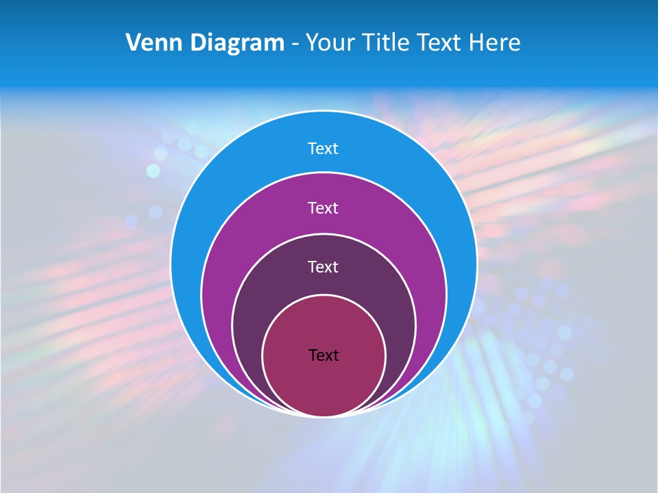 Broadband Red Light Abstract PowerPoint Template