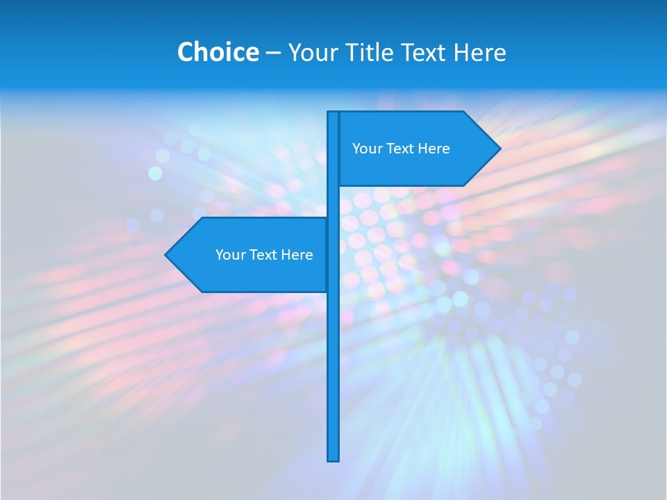 Broadband Red Light Abstract PowerPoint Template