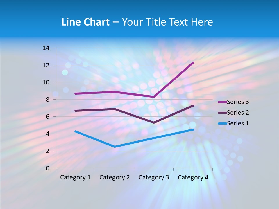Broadband Red Light Abstract PowerPoint Template