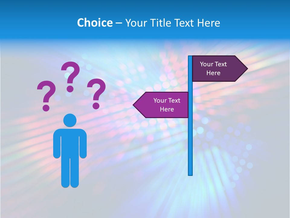 Broadband Red Light Abstract PowerPoint Template