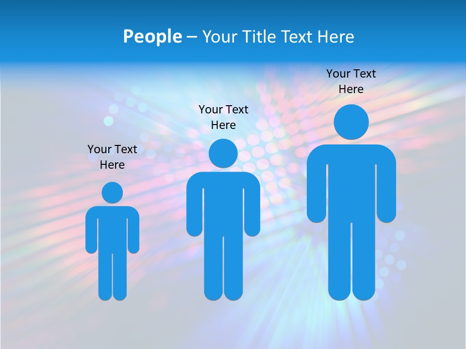 Broadband Red Light Abstract PowerPoint Template