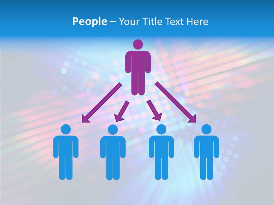 Broadband Red Light Abstract PowerPoint Template