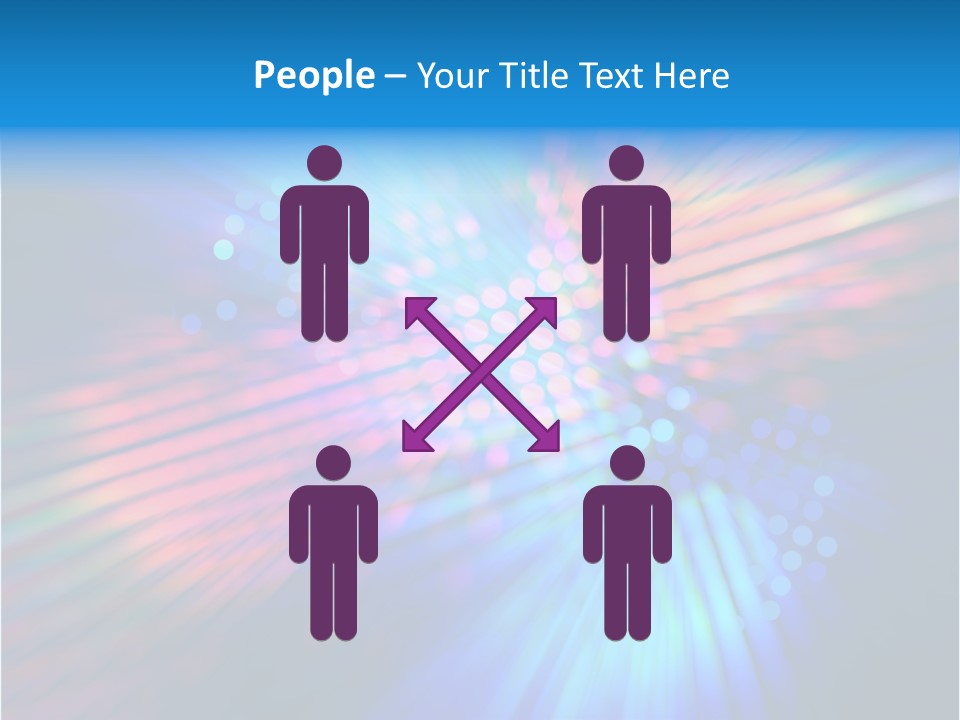 Broadband Red Light Abstract PowerPoint Template