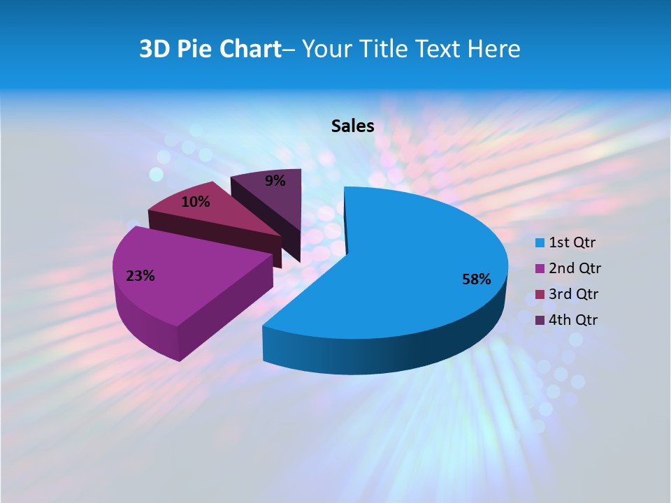Broadband Red Light Abstract PowerPoint Template