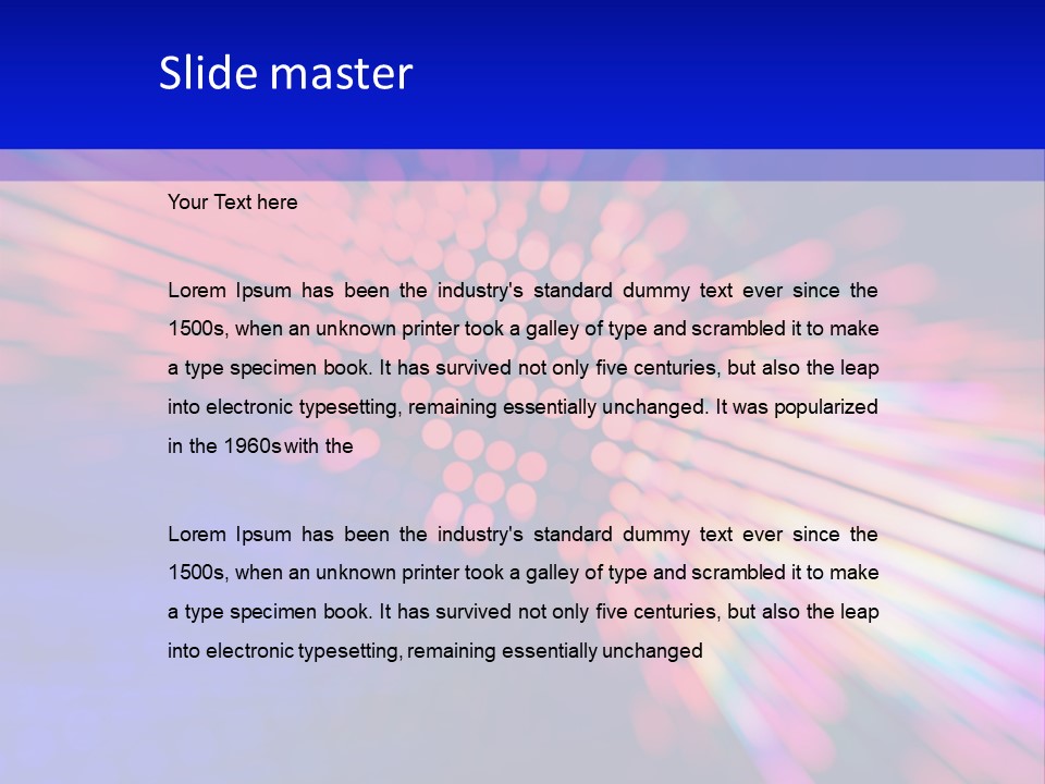 Background Shine Party PowerPoint Template