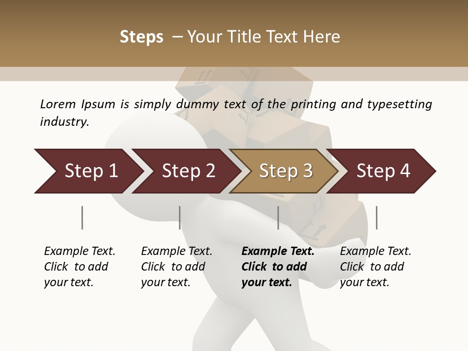 White Fragile Transport PowerPoint Template