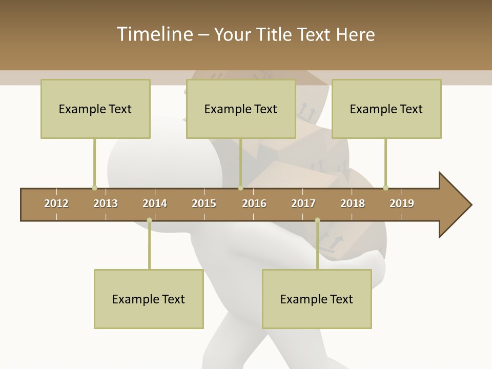 White Fragile Transport PowerPoint Template