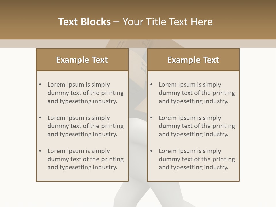 White Fragile Transport PowerPoint Template