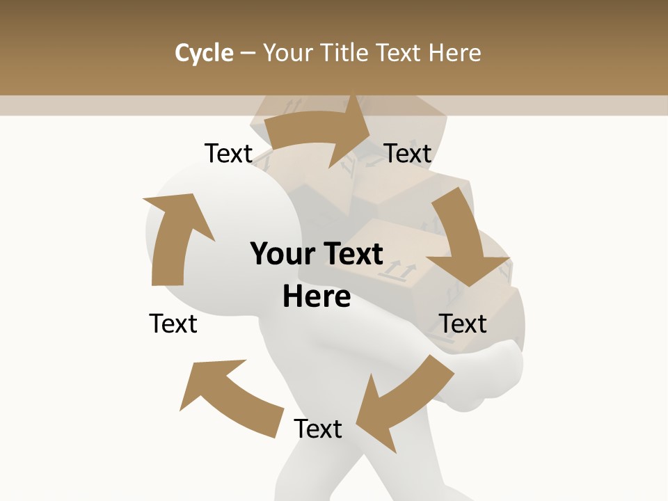 White Fragile Transport PowerPoint Template