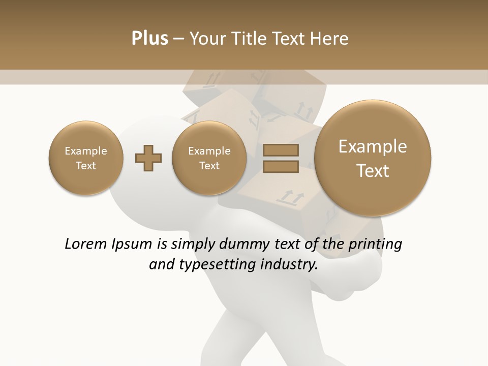 White Fragile Transport PowerPoint Template