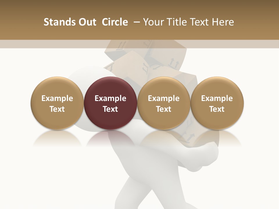 White Fragile Transport PowerPoint Template