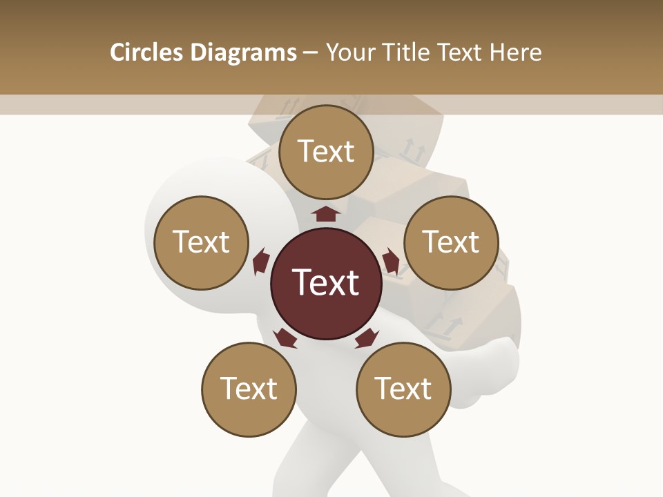 White Fragile Transport PowerPoint Template