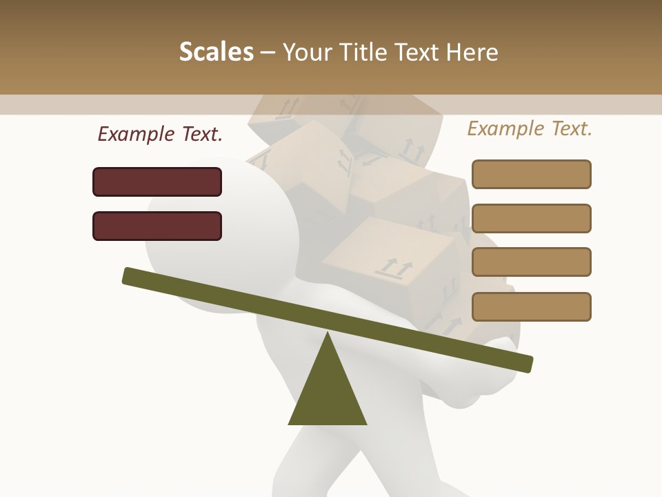 White Fragile Transport PowerPoint Template