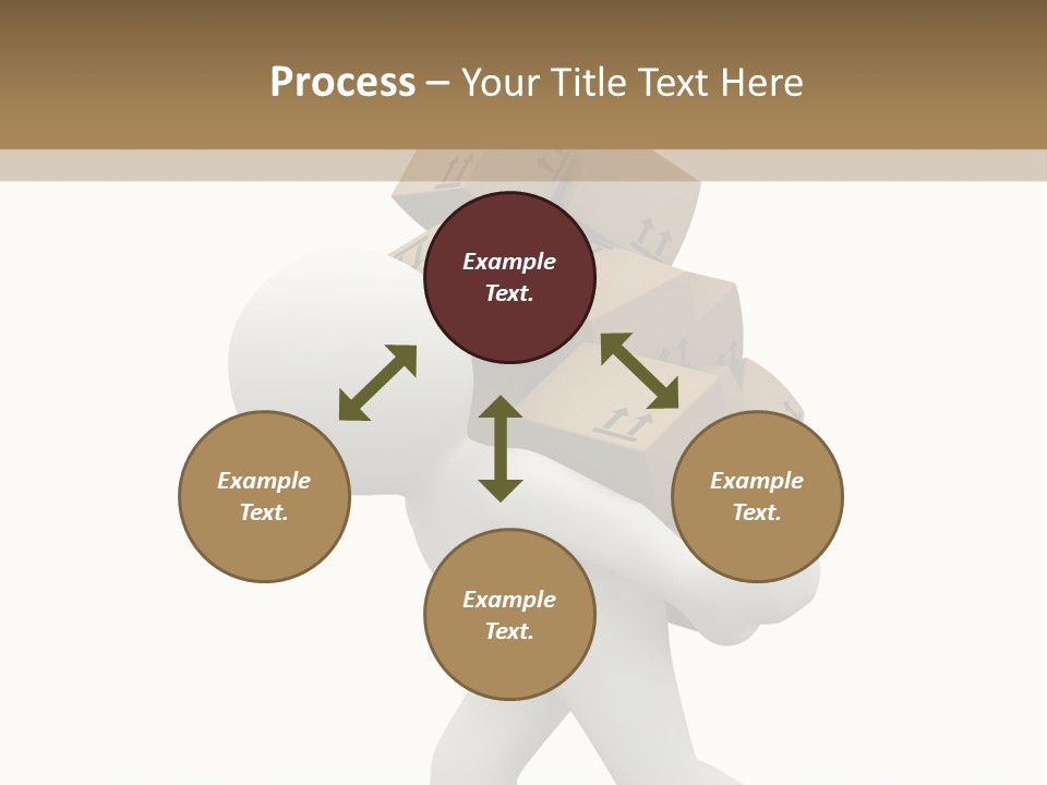White Fragile Transport PowerPoint Template
