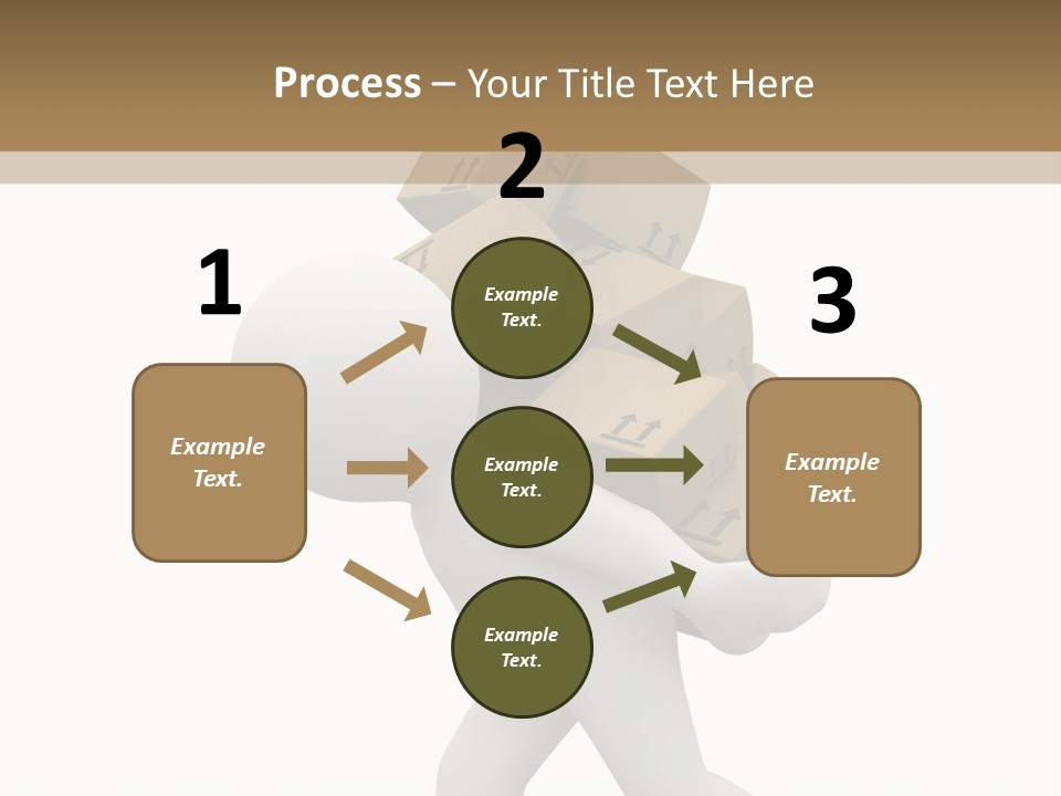 White Fragile Transport PowerPoint Template