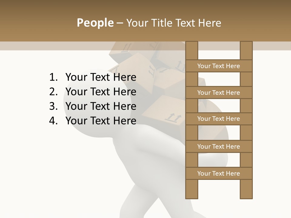 White Fragile Transport PowerPoint Template