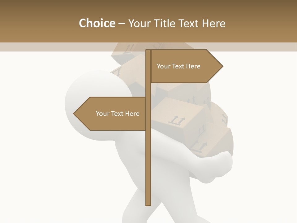 White Fragile Transport PowerPoint Template