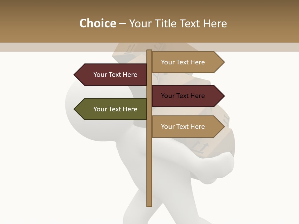 White Fragile Transport PowerPoint Template