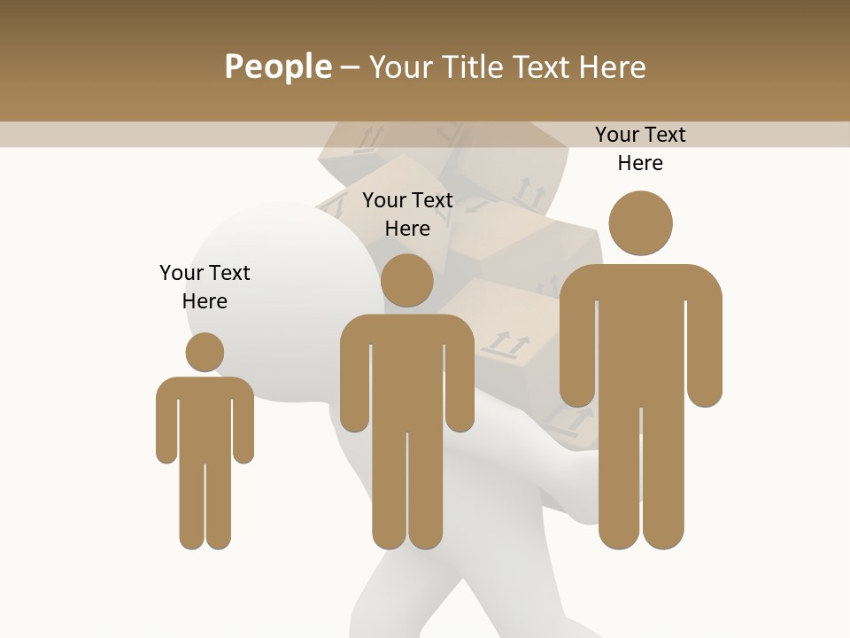 White Fragile Transport PowerPoint Template