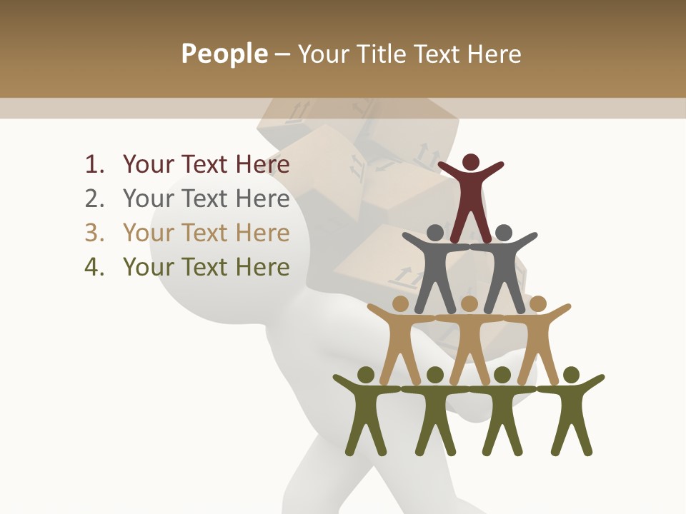 White Fragile Transport PowerPoint Template