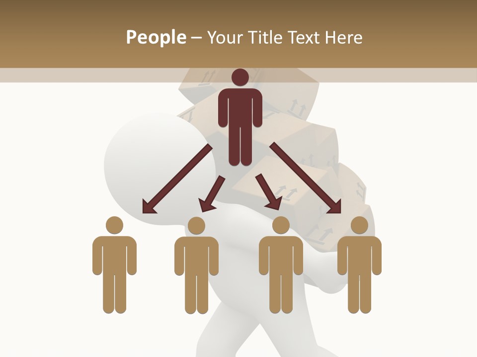 White Fragile Transport PowerPoint Template